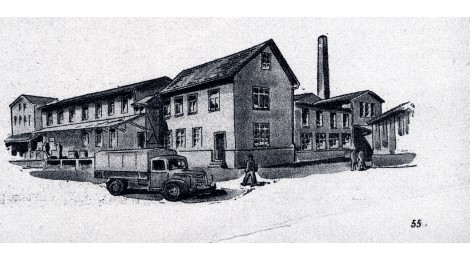 Fabrikgebäude, Mitte der 1950er Jahre