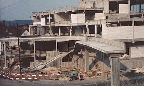 Neubau des Rathauses, Gemeindezentrums, Anfang 1970er Jahre