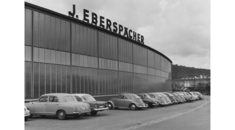 1960 Eberspächer Werk 1 Nordfront Quelle: Firmenarchiv Eberspächer