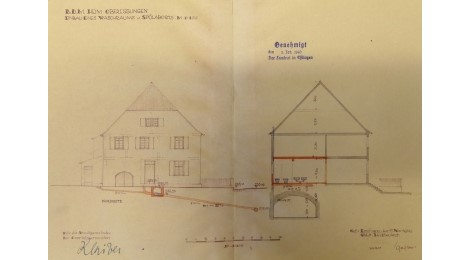 Pläne für die Verwendung als BDM-Heim, 1937