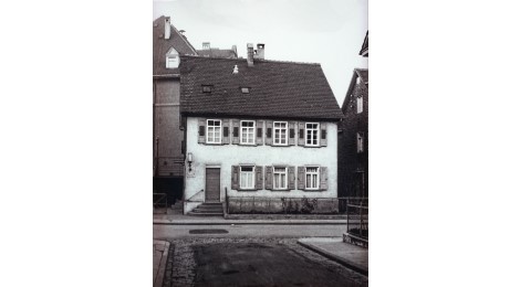 Frontansicht des Gebäudes Parkstraße 24, 1950er Jahre