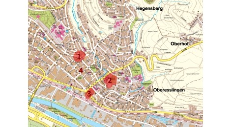 ergänzt im Stadtplan 2017, Stadtplanungs- und messungsamt, Stadt Esslingen am Neckar
